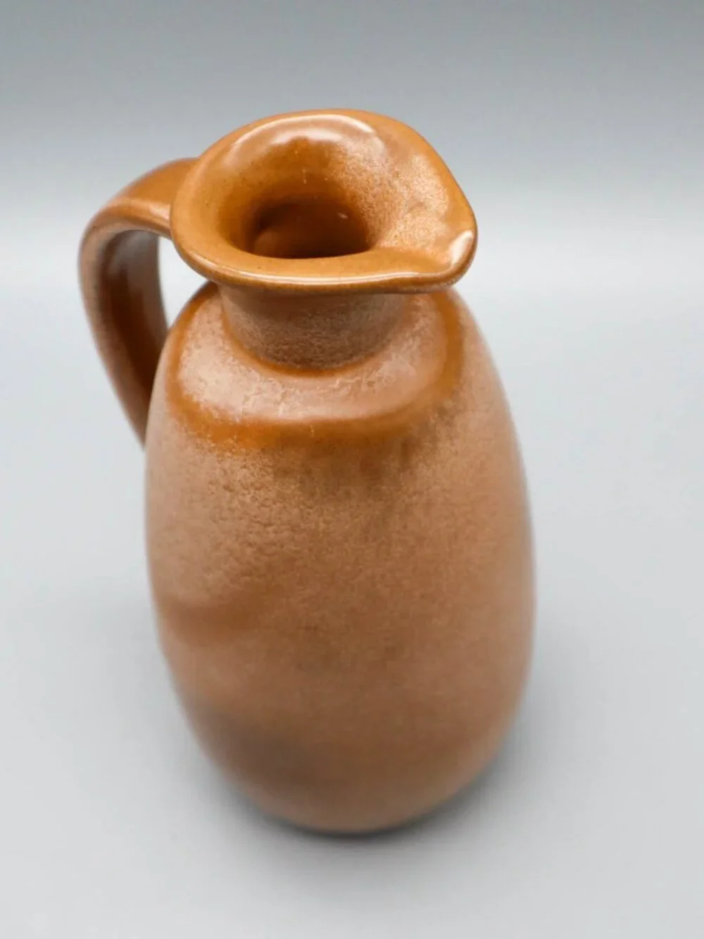 Vtg Frankoma Pottery Plainsman Peach Mountain Pitcher Jug Bud Vase #835 MCM